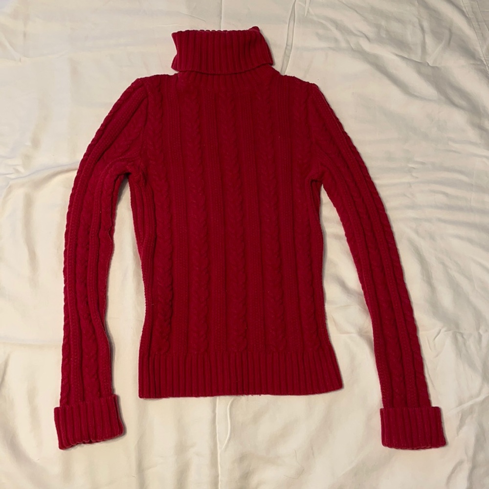 Express Cable Knit Turtleneck Sweater